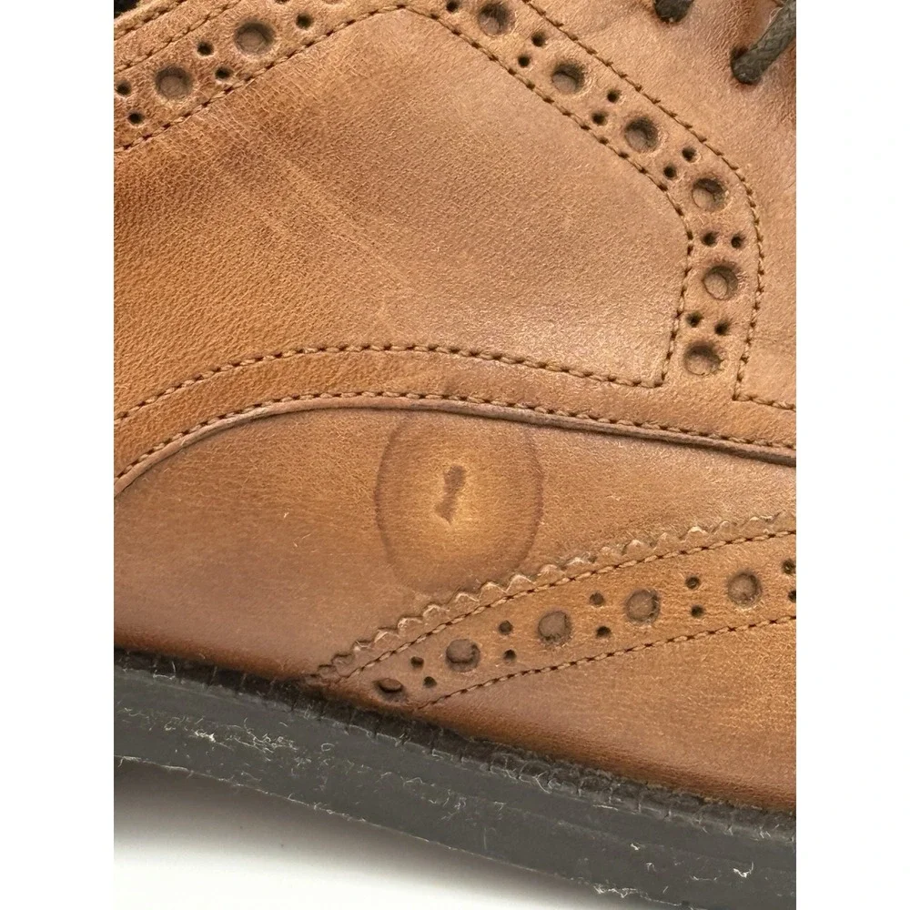 Cole Haan Grand 360 Brown Leather‎ Wingtip Oxford Mens Size 10 M Preppy
